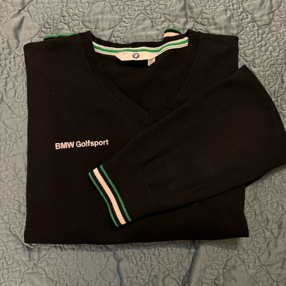 BMW Golfsport sweater size XL navy blue